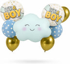 144 Pieces It's a Boy Balloons 8 Pieces per Cards (Kids Party Birthday Decorations)