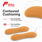 144 Pieces Foot-Care Cushion Pads (Soft Footwear Padding Inserts – 2 Pack)