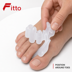 120 Pieces Full Toe Separator Cushions (Flexible Foot Spacer for Comfortable At-Home Wear and Everyday Foot Care)