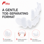 120 Pieces Full Toe Separator Cushions (Flexible Foot Spacer for Comfortable At-Home Wear and Everyday Foot Care)