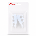 144 Pieces Three-Loop Gel Toe Separator Cushions (Soft Reusable Toe Spacer Rings for Friction Reduction)