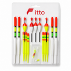 96 Pieces Fishing Bobbers Sets (High-Visibility Floats in Multiple Sizes for Lake and River Angling)