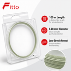 96 Pieces Braided Fishing Line Spools (100 m – 0.28 mm Diameter – Low-Stretch Abrasion-Resistant Line for Smooth Casting)