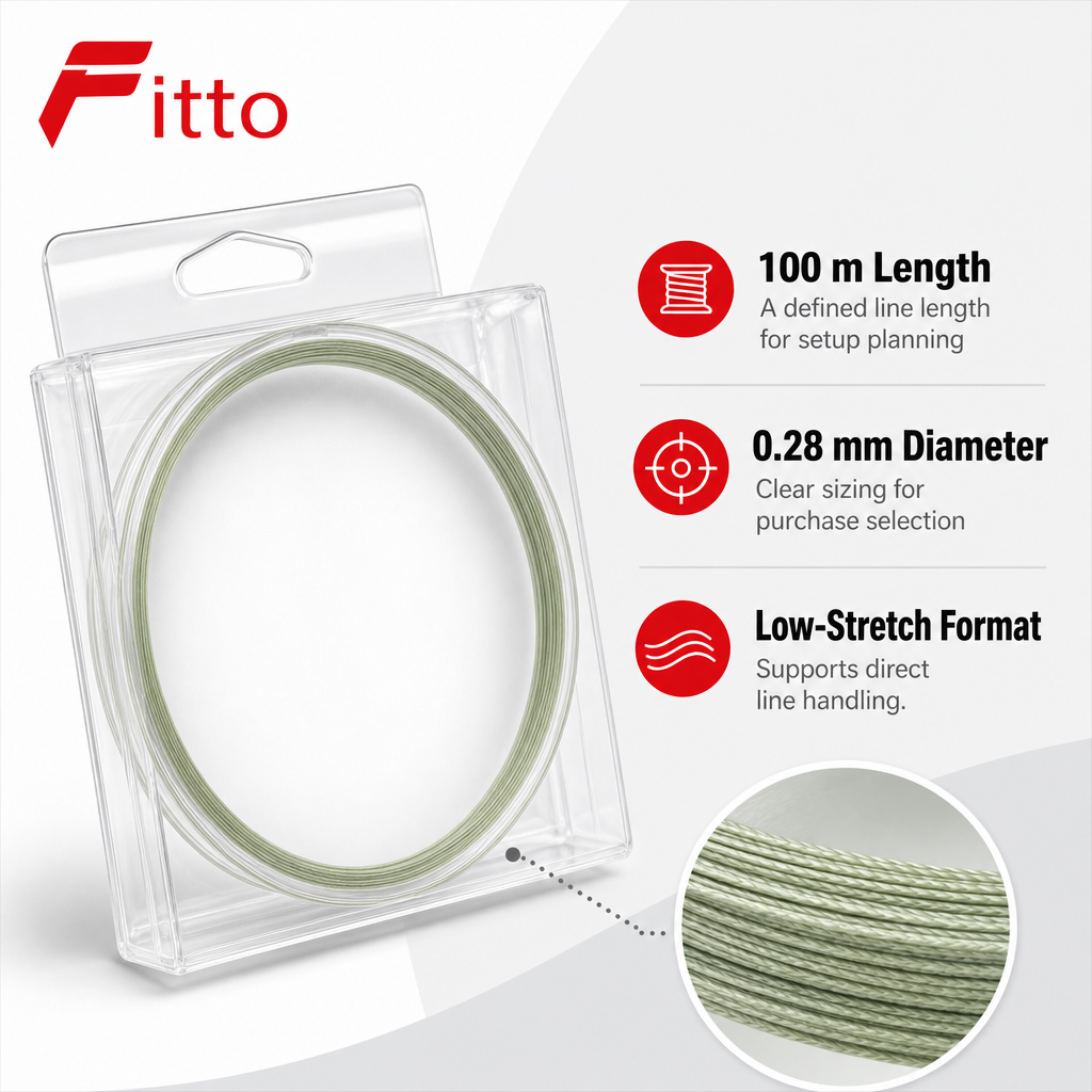 96 Pieces Braided Fishing Line Spools (100 m – 0.28 mm Diameter – Low-Stretch Abrasion-Resistant Line for Smooth Casting)