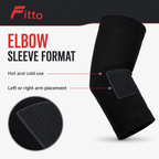 72 Pieces Hot and Cold Gel Sleeves (Reusable Elbow Wrap for Left or Right Arm)