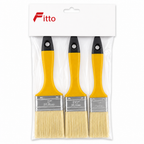 120 Pieces Paint Brush Sets (3 Pieces – Yellow Handles – Assorted Brush Sizes for Painting Projects)
