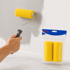 120 Pieces Yellow 4-Inch Paint Roller Cover Packs (10 Covers per Pack)