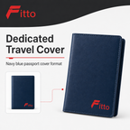 120 Pieces Navy Blue Passport Covers (Travel Document Holder)