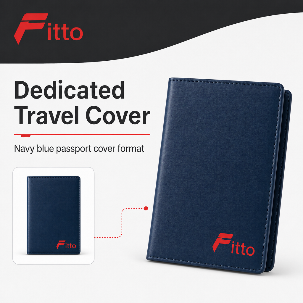 120 Pieces Navy Blue Passport Covers (Travel Document Holder)