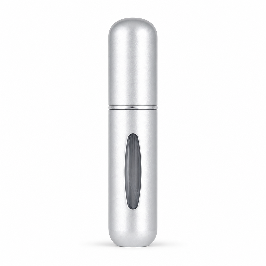 144 Pieces 5 ml Refillable Perfume Atomizers (Silver Travel Fragrance Sprayer)
