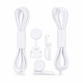 144 Pieces White No-Tie Elastic Shoelaces with Locks (1 Pair – Lace-Free Replacement Shoe Laces)