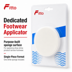 120 Pieces White Shoe Shine Sponges (Footwear Care Applicator for Shoe Cleaning and Polishing)