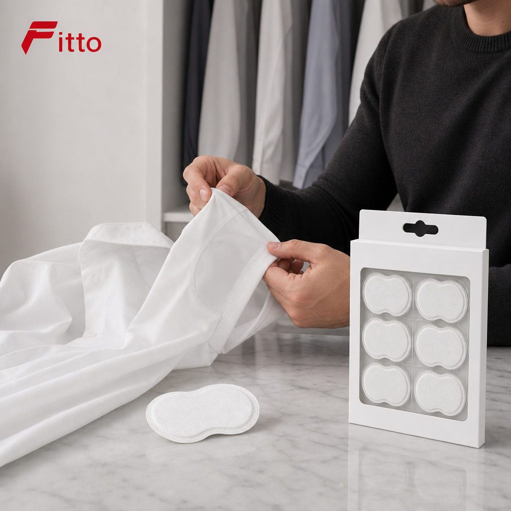 120 Pieces Underarm Sweat Pads (White Garment Inserts – 6 Pack)