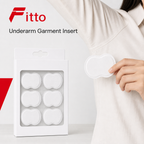 120 Pieces Underarm Sweat Pads (White Garment Inserts – 6 Pack)