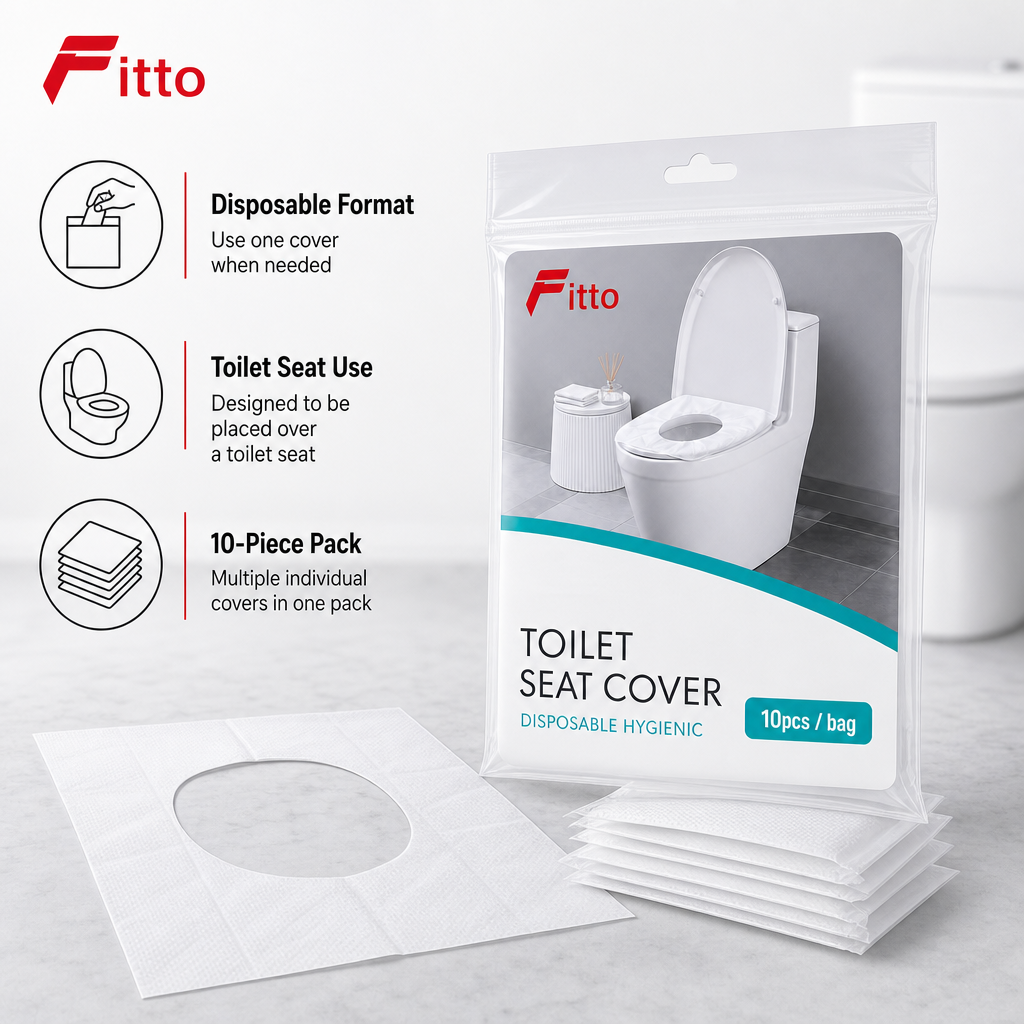 144 Pieces Disposable Toilet Seat Covers (10 Pack)
