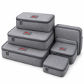 96 Pieces Grey Travel Packing Cube Organizer Sets (6 Pieces)