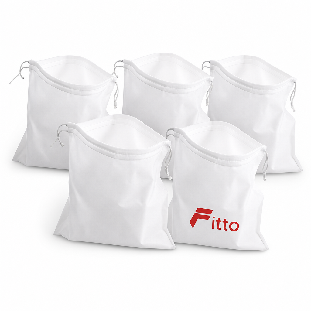 96 Pieces White Travel Vomit Bags (5 Pack – Drawstring Closure for Travel Use)