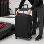96 Pieces Elastic Luggage Covers (Medium – Black)