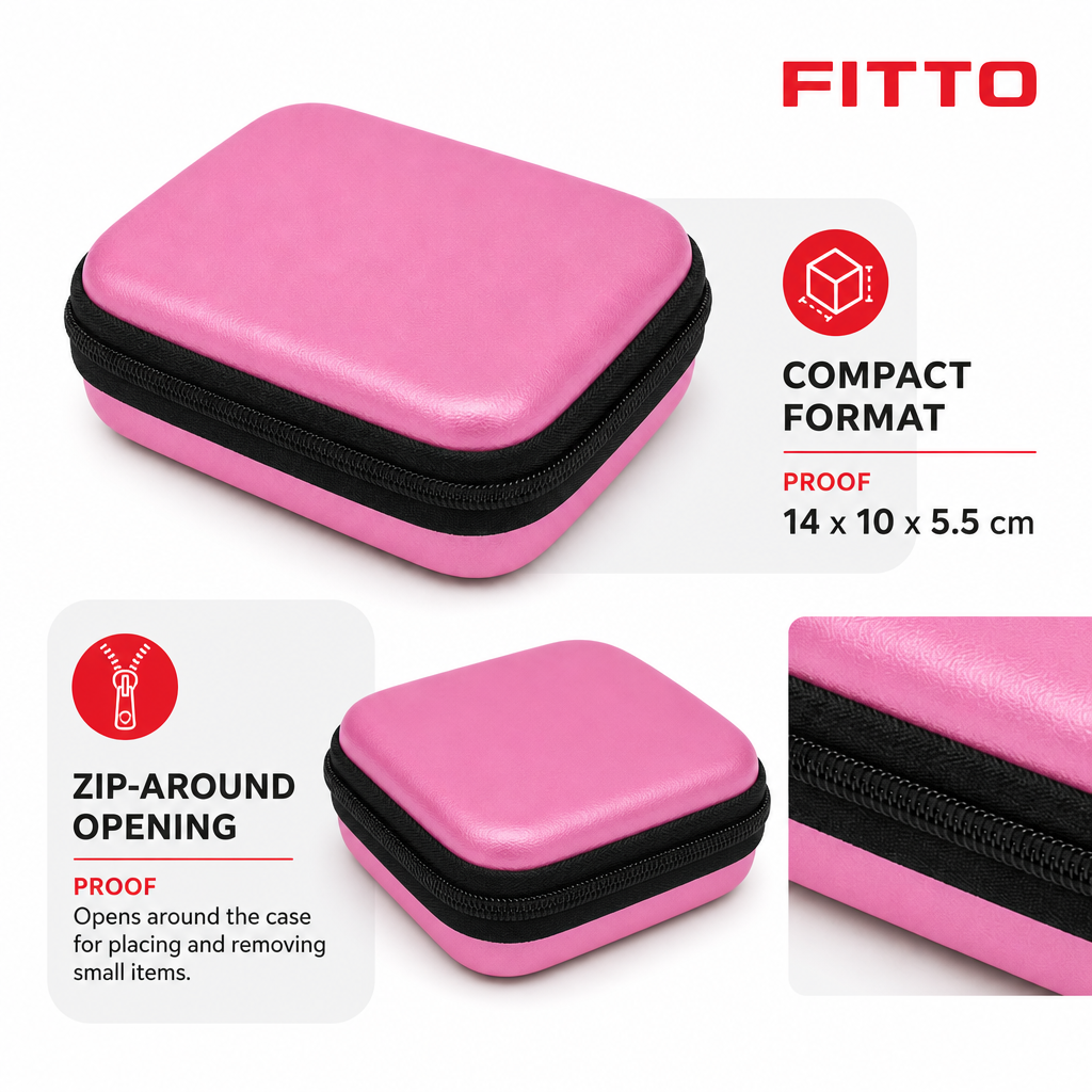 120 Pieces Mini Travel Organizer Cases (Compact Storage Pouch – 14 x 10 x 5.5 cm)