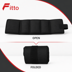 96 Pieces Foldable Travel Bags (Black – 71 x 41 x 31 cm)