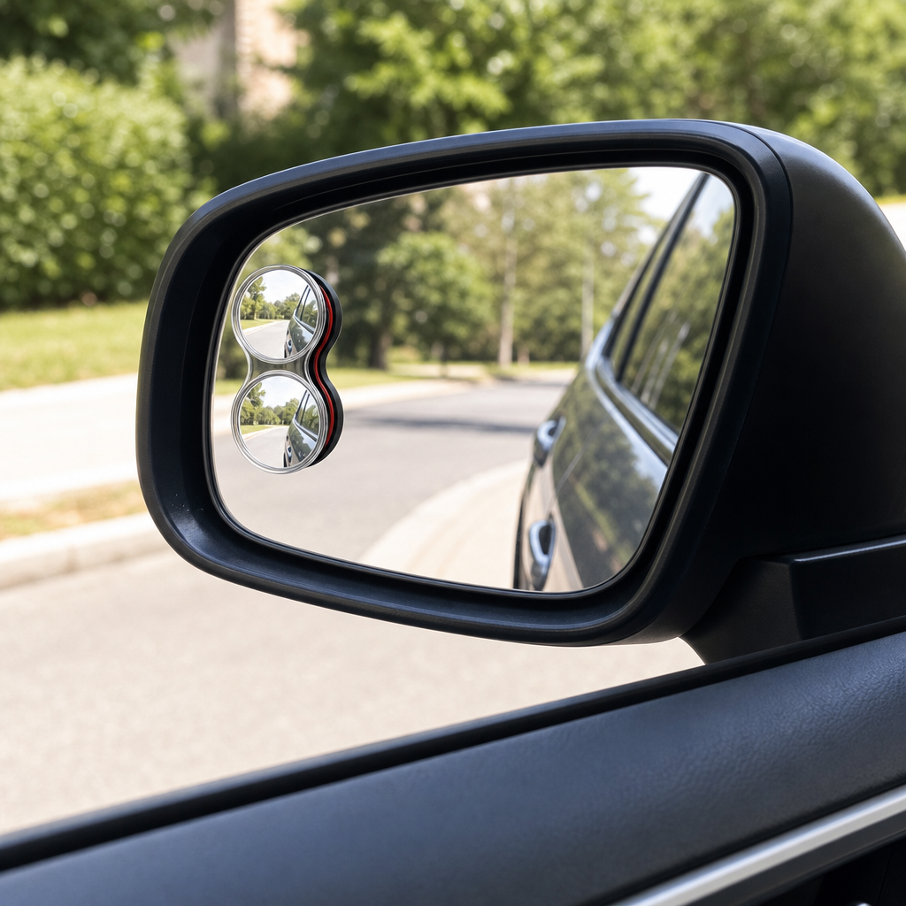 96 Pieces Round Car Blind Spot Mirrors (Adjustable Angle – Stick-On – 2 Pack)