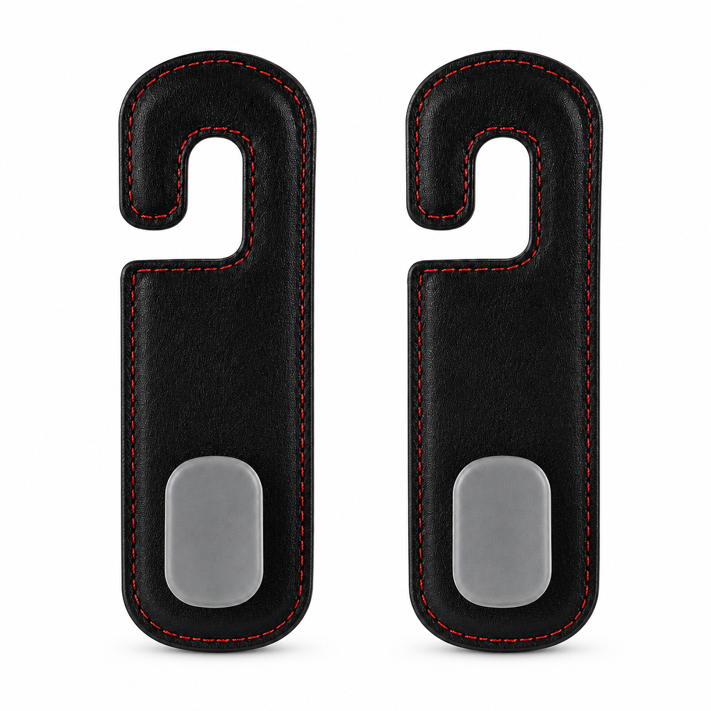 96 Pieces Car Seat Hooks (2 Pack – Black and Grey Seat-Back Hangers for Vehicle Interior Organization)
