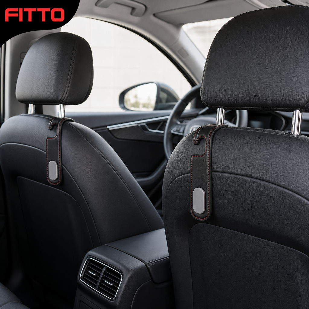 96 Pieces Car Seat Hooks (2 Pack – Black and Grey Seat-Back Hangers for Vehicle Interior Organization)