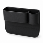 96 Pieces Black Car Seat Gap Storage Boxes with Cup Holder (10 x 10 x 15 cm)