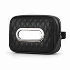 96 Pieces Black Quilted Car Tissue Holders (Headrest-Mount Design)