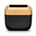 96 Pieces Car Trash Bin Black and Gold Compact Vehicle Waste Containers