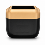 96 Pieces Car Trash Bin Black and Gold Compact Vehicle Waste Containers