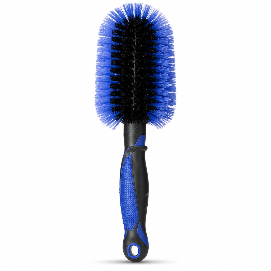 96 Pieces Blue and Black Car Tyre Brushes (Wheel Cleaning Brush for Vehicle Care)