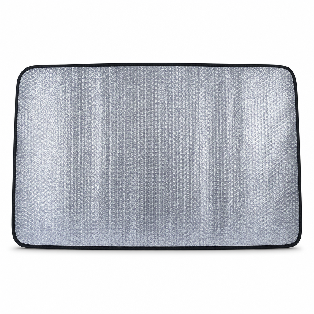 96 Pieces Silver Car Windshield Sun Shades (130 x 60 cm – Foldable Reflective Front Glass Cover)
