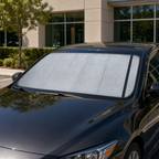 96 Pieces Silver Car Windshield Sun Shades (130 x 60 cm – Foldable Reflective Front Glass Cover)