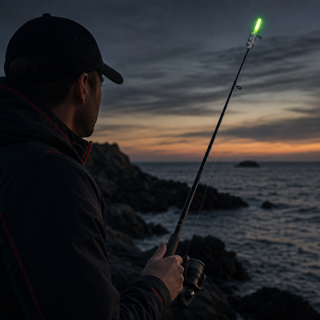 120 Pieces Green Fishing Rod Tips (Compact LED Indicator for Angling)