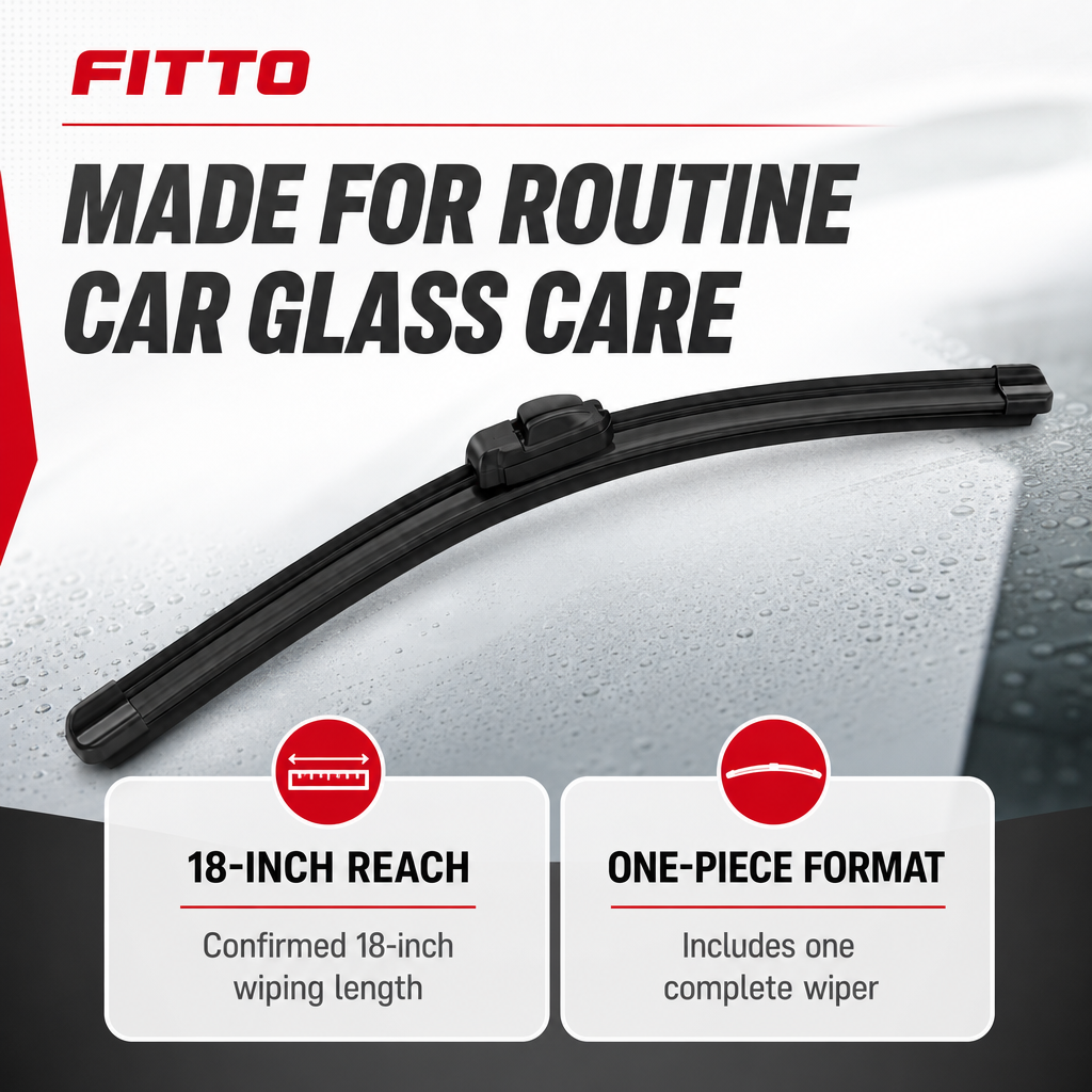 120 Pieces Soft Car Wipers (Black – 18 Inch)