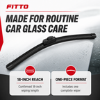 120 Pieces Soft Car Wipers (Black – 18 Inch)