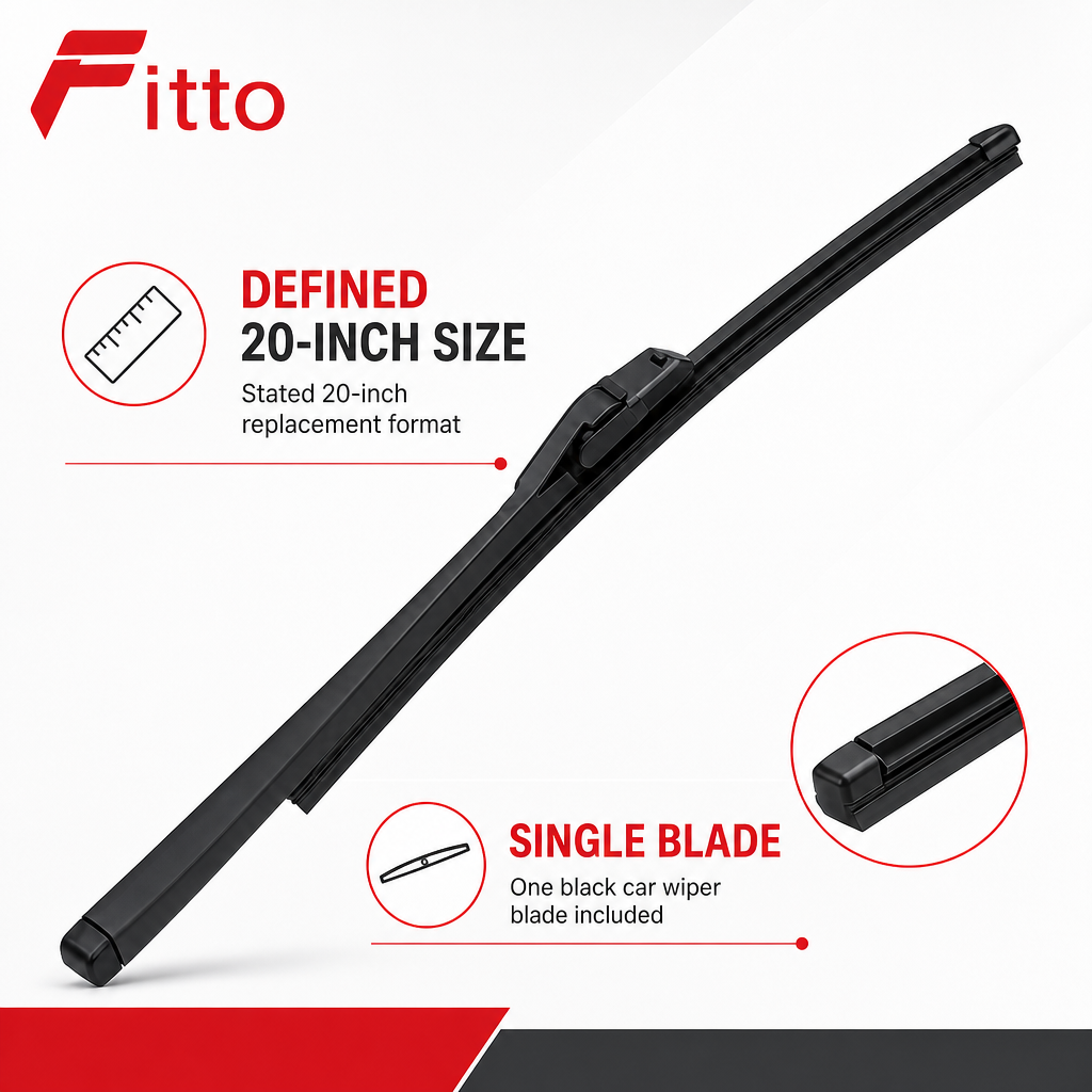 120 Pieces Soft Car Wipers (Black – 20 Inch)