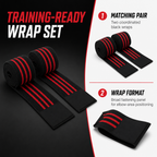 72 Pieces Elbow Support Wraps (Black Adjustable Training Bands – 1 Pair)