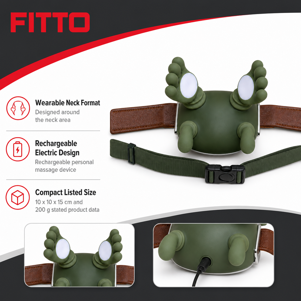 48 Pieces Rechargeable Electric Neck Massagers (Wearable Body Massage Device)