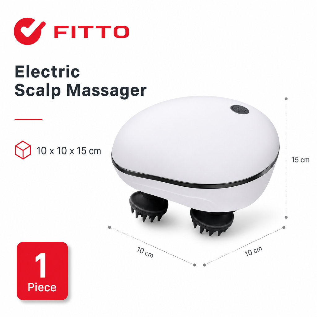 96 Pieces Electric Scalp Massagers (White)