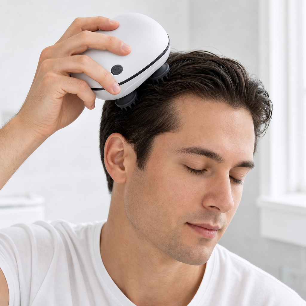 96 Pieces Electric Scalp Massagers (White)
