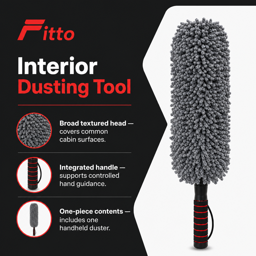 96 Pieces Microfiber Car Cleaning Dusters (Handheld Interior Dusting Tool)