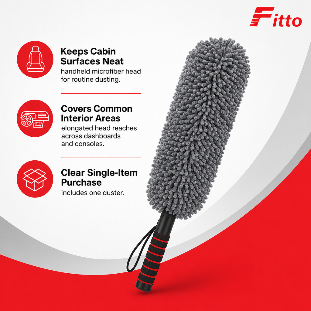 96 Pieces Microfiber Car Cleaning Dusters (Handheld Interior Dusting Tool)