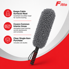96 Pieces Microfiber Car Cleaning Dusters (Handheld Interior Dusting Tool)