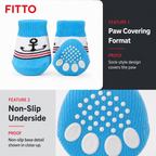 120 Pieces Non-Slip Pet Socks (1 Pair – Paw Coverings for Dogs and Cats)