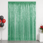 144 Pieces Green Foil Fringe Curtain Party Decorations