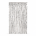 144 Pieces Silver Foil Fringe Curtains (1 Piece Party Backdrop Decoration)