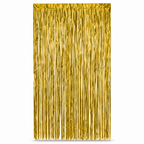 144 Pieces Gold Foil Fringe Curtains (Party Backdrop Decoration)