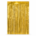 120 Pieces Gold Foil Tassel Curtain Banners (1 Piece Party Backdrop Decoration for Celebrations – Photo Booths and Event Displays)